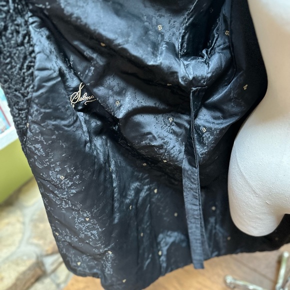 Selma Boucle and Fur Evening Coat - Picture 9 of 9